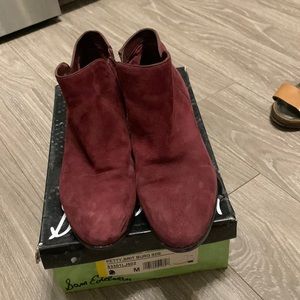 Sam Edelman burgundy booties